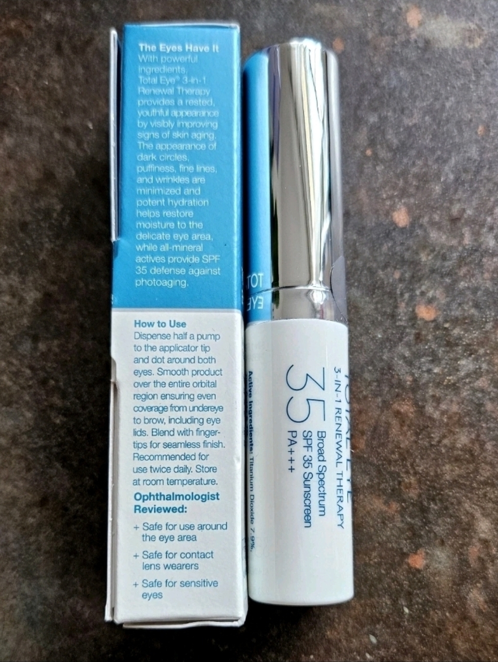 Colorscience MEDIUM Total Eye 3 In 1 Renewal Therapy SPF 35, .23 oz NIB! SEALED! - Picture 4 of 4